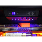 Vinotemp Backlit Series Commercial Single-Zone Wine Cooler, 41 Bottle Capacity, in Black EL-54COMM