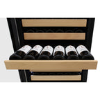 Vinotemp Connoisseur Series Dual-Zone Wine and 2 Drawer Beverage Cooler, 108 Bottles and 100 12 oz Can Capacity, in Stainless Steel EL-BWC108-SS-L