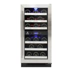Vinotemp Connoisseur Series Compact 28-Bottle Dual-Zone Wine Cooler EL-WCU113-03