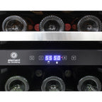 Vinotemp Connoisseur Series Compact 28-Bottle Dual-Zone Wine Cooler EL-WCU113-03