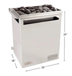 Scandia Electric Ultra Sauna Heater - Large (12.0-18.0KW) SN-HEL-12208-60