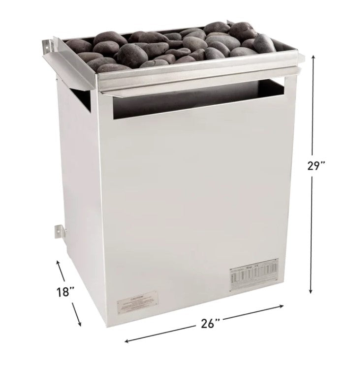 Scandia Electric Ultra Sauna Heater - Large (12.0-18.0KW) SN-HEL-12208-60