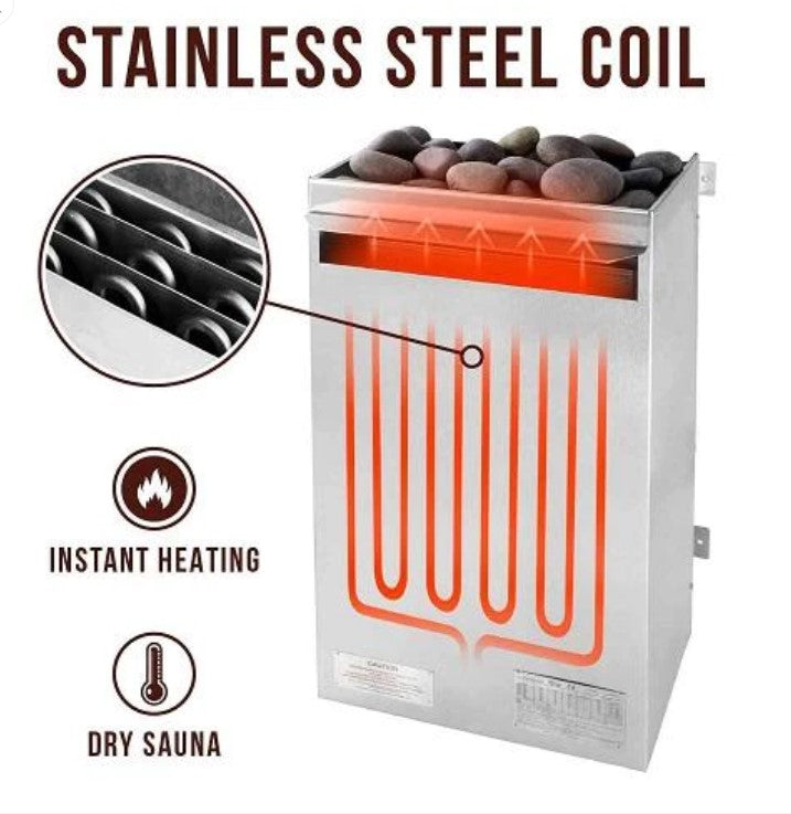 Scandia Electric Ultra Sauna Heater - Small (3.0-4.5KW) SN-HES-30208-60