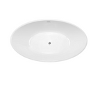 Bellaterra Enna 65 in. Freestanding Bathtub in Glossy White BA6834