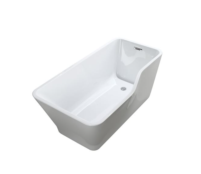 Bellaterra Florence 59 in. Freestanding Bathtub in Glossy White BA6818
