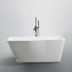 Bellaterra Florence 59 in. Freestanding Bathtub in Glossy White BA6818