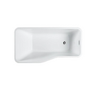 Bellaterra Florence 59 in. Freestanding Bathtub in Glossy White BA6818