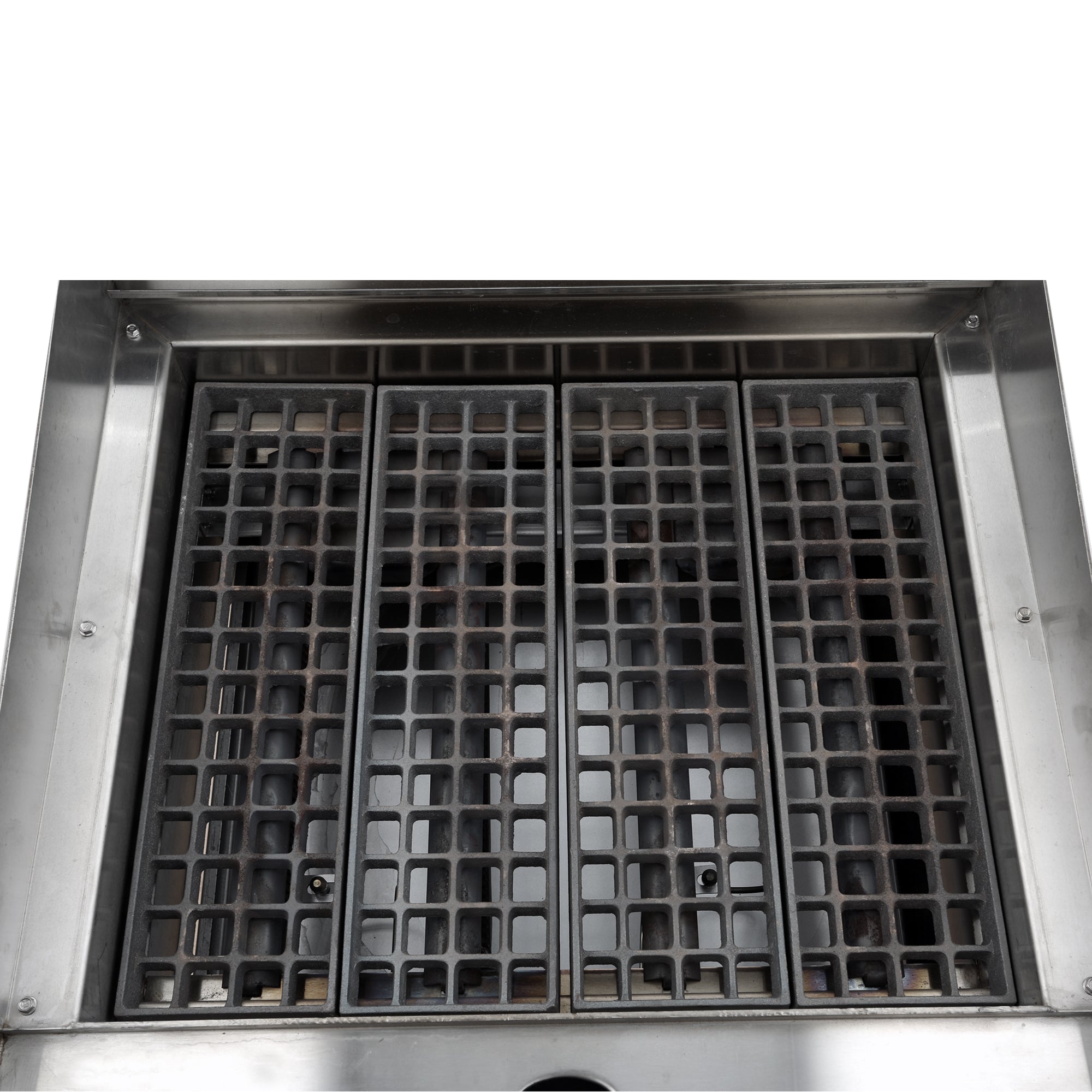 General Foodservice Lava Rock Charbroiler, 4 Burners, 140,000 BTU's, 48", in Stainless Steel GCCB-48
