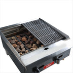 General Foodservice Lava Rock Charbroiler, 4 Burners, 140,000 BTU's, 48", in Stainless Steel GCCB-48