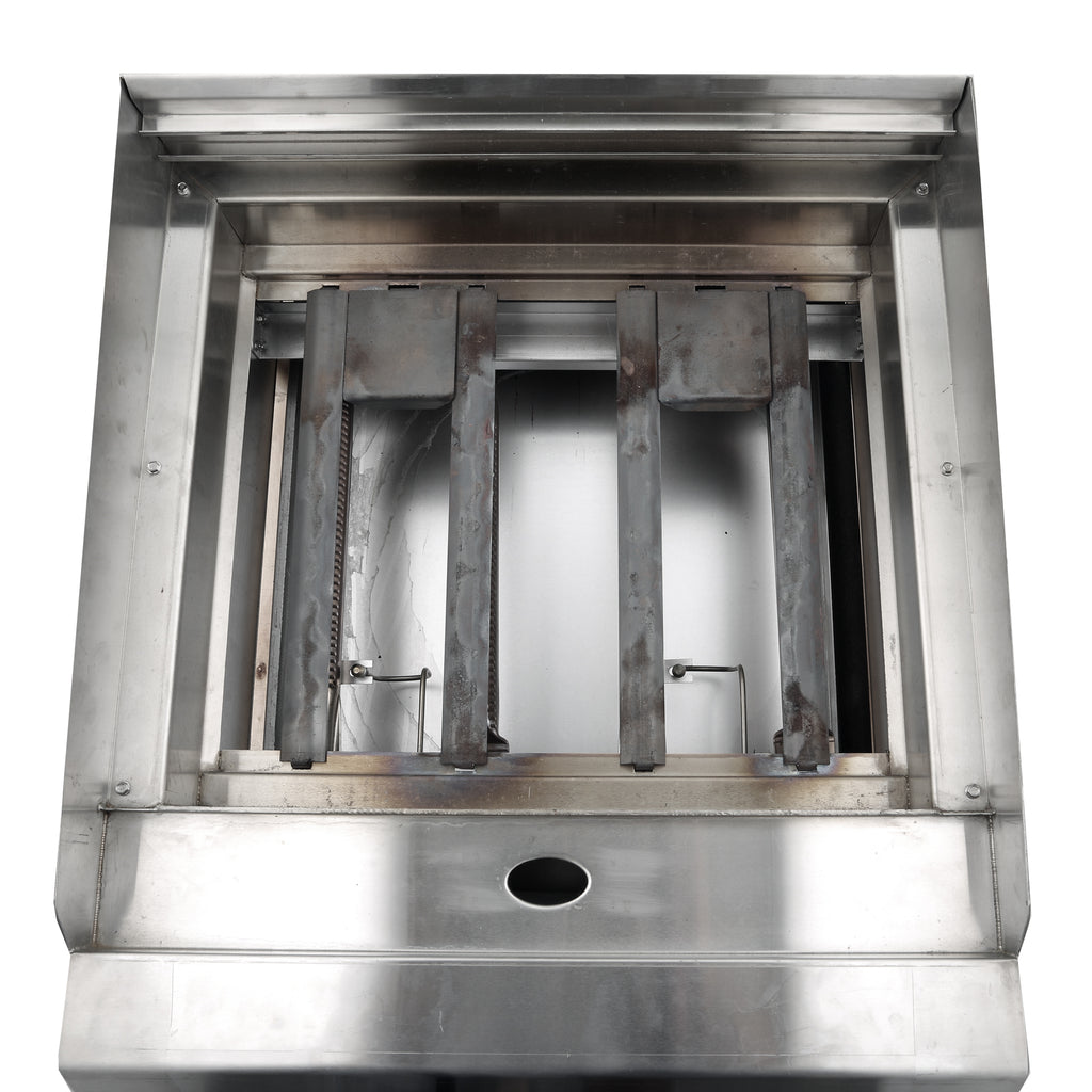 General Foodservice Lava Rock Charbroiler, 4 Burners, 140,000 BTU's, 48", in Stainless Steel GCCB-48