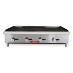 General Foodservice Lava Rock Charbroiler, 4 Burners, 140,000 BTU's, 48", in Stainless Steel GCCB-48