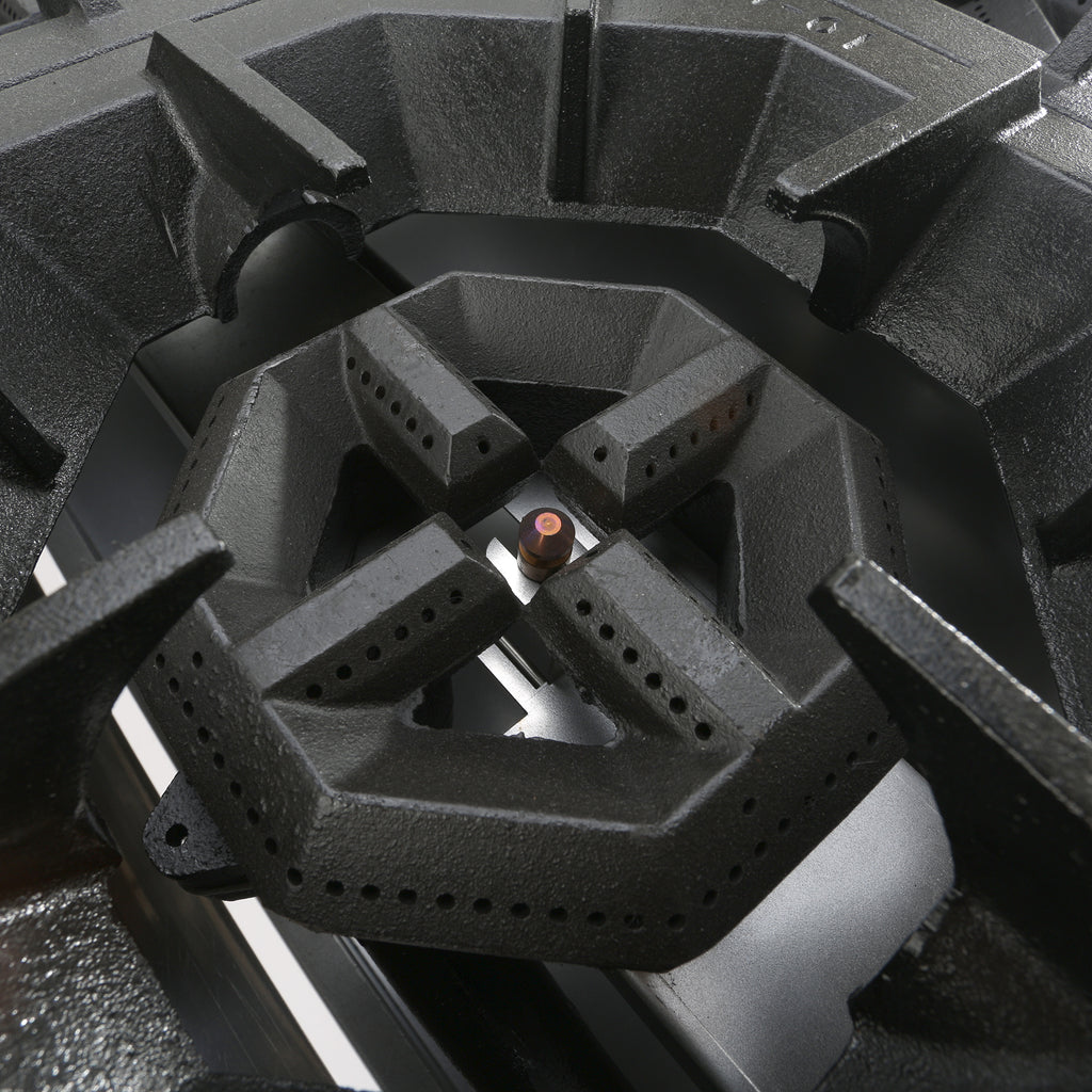 General Foodservice Hot Plate, 6 Burners, 150,000 BTUs, 36", in Stainless Steel GCHP-36-6