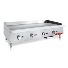 General Foodservice Countertop Gas Griddle, 4 Burners, 120,000 BTU's, 48", in Stainless Steel GCMG-48