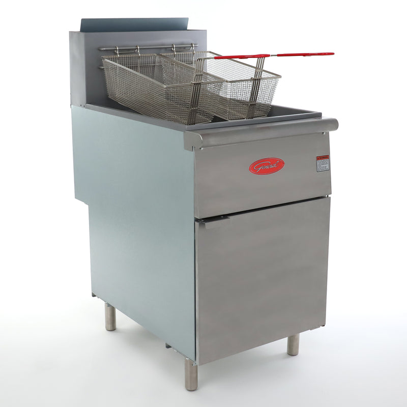 General Foodservice Deep Fryer, 70 lb., 150,000 BTU, in Stainless Steel GFF5-70