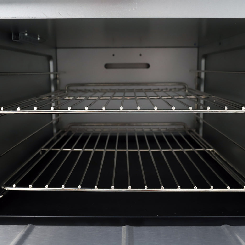 General Foodservice Gas Range with Oven, 4 Burners, 120,000 BTU, 24", in Stainless Steel GR4-24