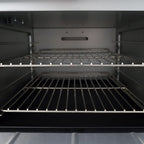 General Foodservice Gas Range with Oven, 4 Burners, 120,000 BTU, 24", in Stainless Steel GR4-24