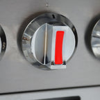 General Foodservice Gas Range with Oven, 6 Burners, 180,000 BTU, 36", in Stainless Steel GR6-36