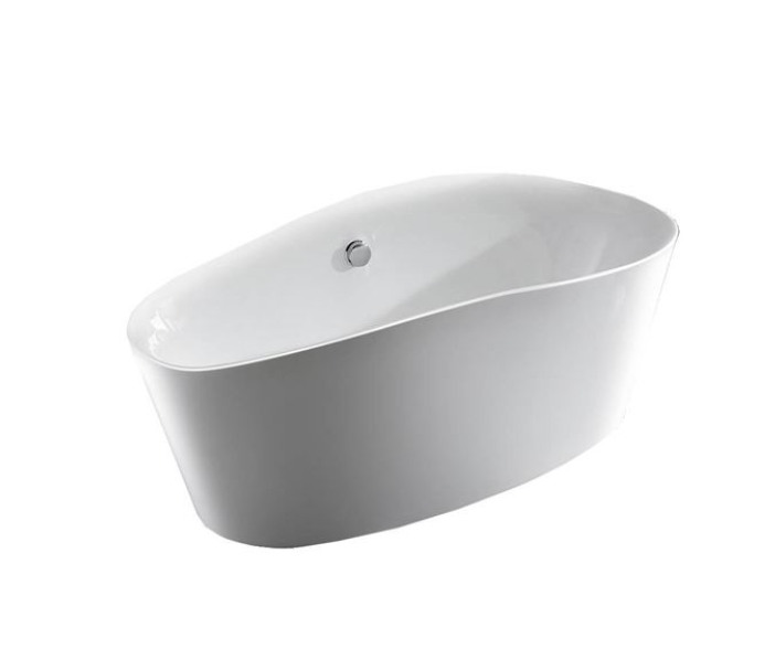 Bellaterra Grasse 67 in. Freestanding Bathtub in White BA7528