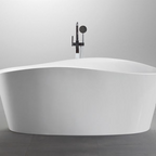 Bellaterra Grasse 67 in. Freestanding Bathtub in White BA7528