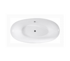 Bellaterra Grasse 67 in. Freestanding Bathtub in White BA7528