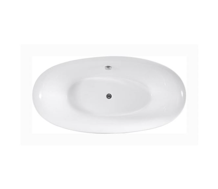 Bellaterra Grasse 67 in. Freestanding Bathtub in White BA7528