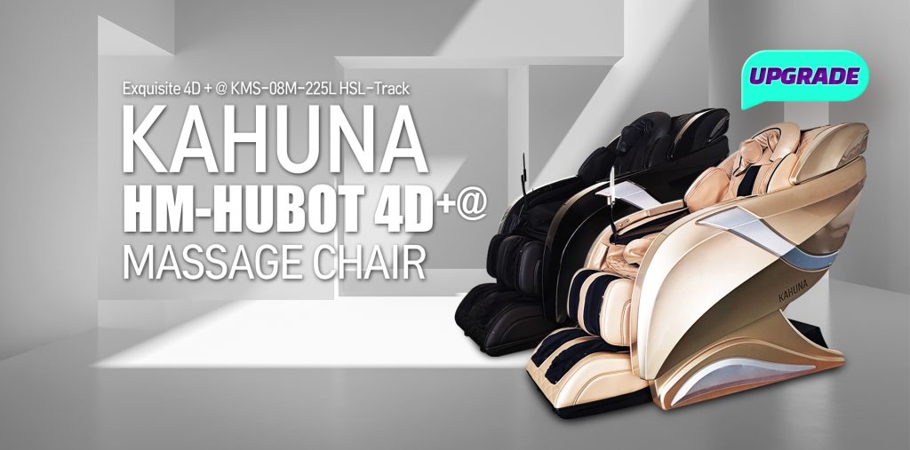 Kahuna Massage Chair 4D+@ HSL-Track Voice Recognition Zero-Gravity Full-Body Massage Chair, Tablet Remote Hubot4D  KMCHM078HUBOTBLACK
