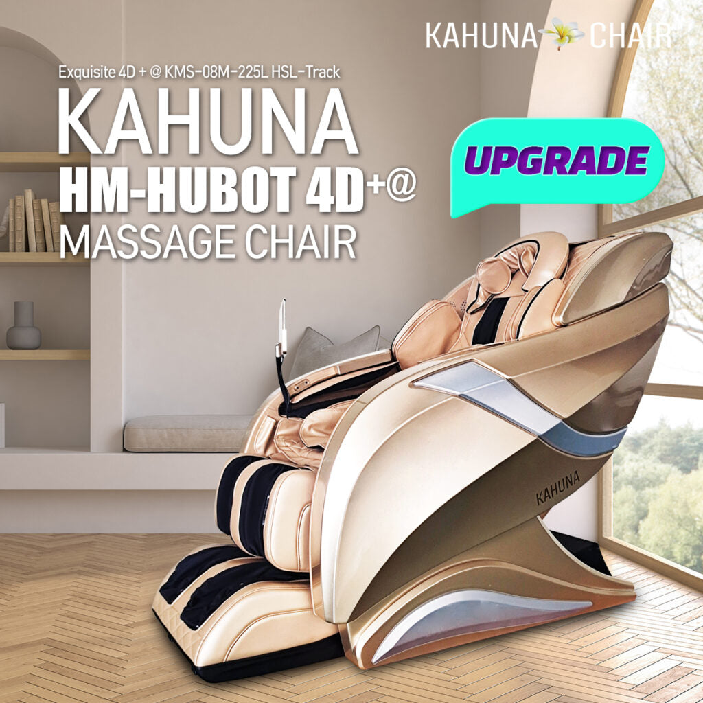 Kahuna Massage Chair 4D+@ HSL-Track Voice Recognition Zero-Gravity Full-Body Massage Chair, Tablet Remote Hubot4D  KMCHM078HUBOTBLACK