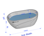 Dreampod Ice Bath with Chiller DPIB101WPE