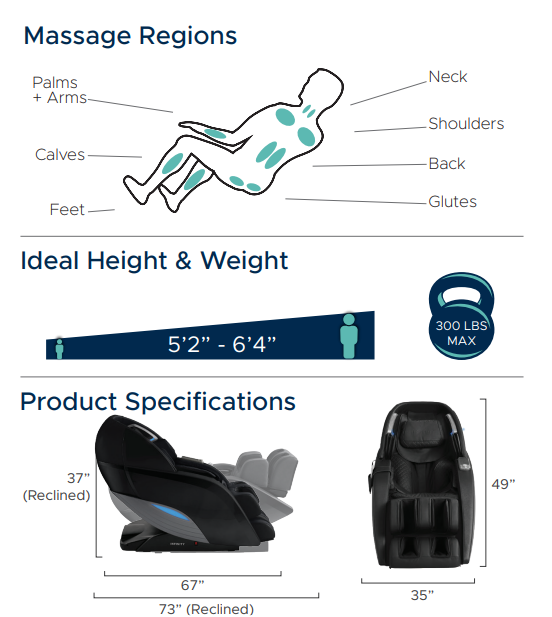 Infinity Dynasty 4D Massage Chair 18713001