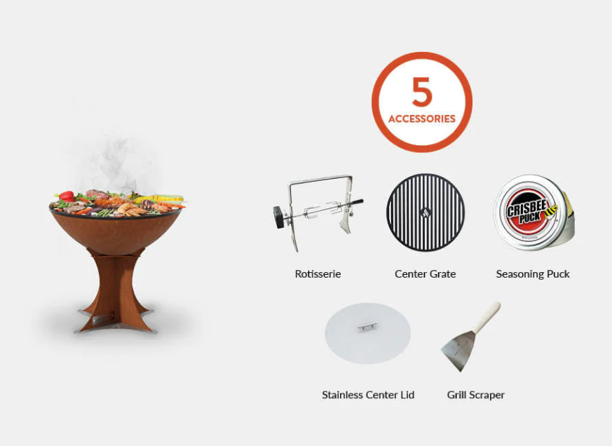 ARTEFLAME XXL 40" GRILL - EURO BASE  TALLEU40-S