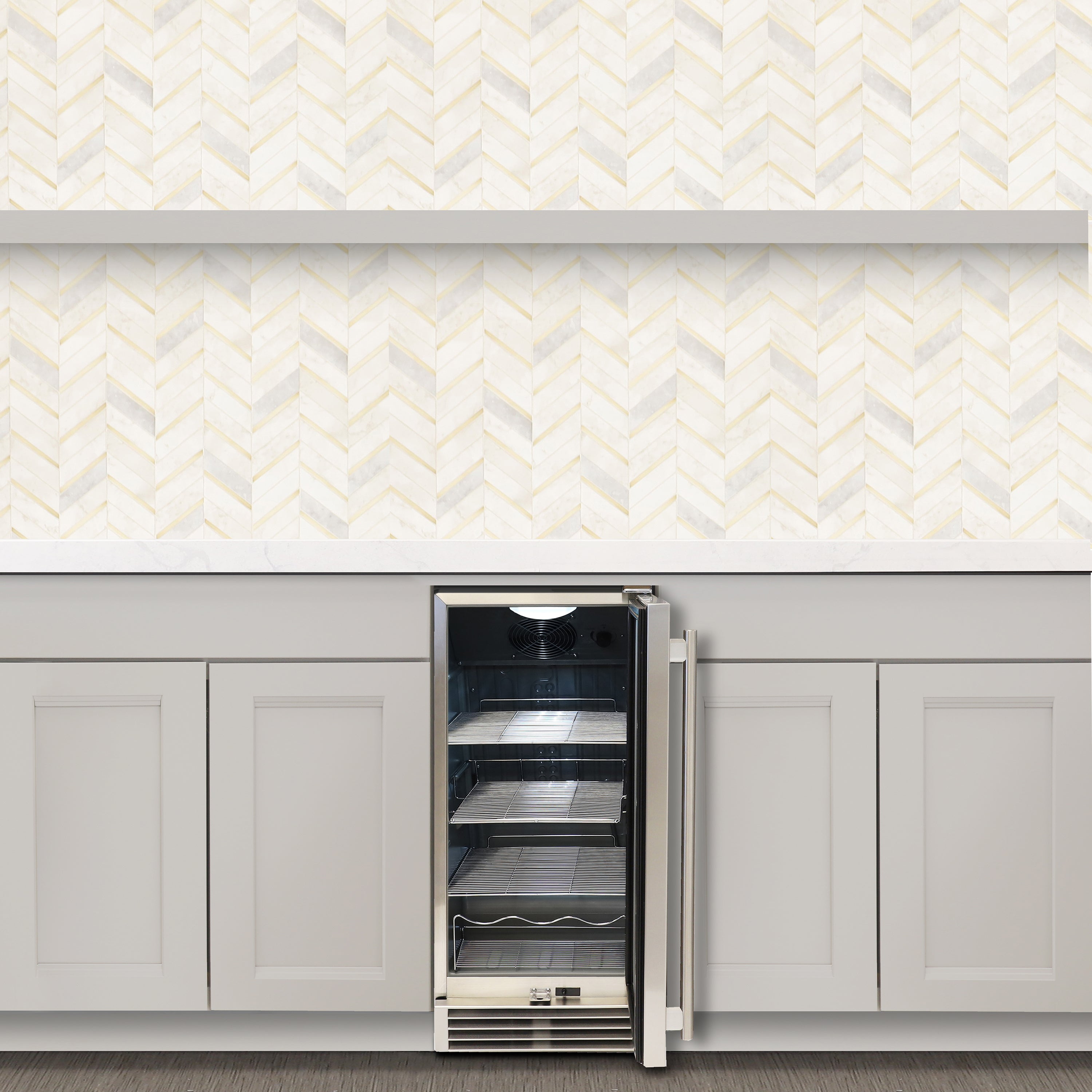 Maxx Ice Compact Outdoor Refrigerator, 15"W, 3 cu. ft. Capacity, in Stainless Steel MCR3U-O