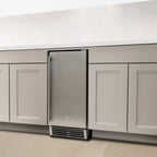 Maxx Ice Compact Outdoor Refrigerator, 15"W, 3 cu. ft. Capacity, in Stainless Steel MCR3U-O