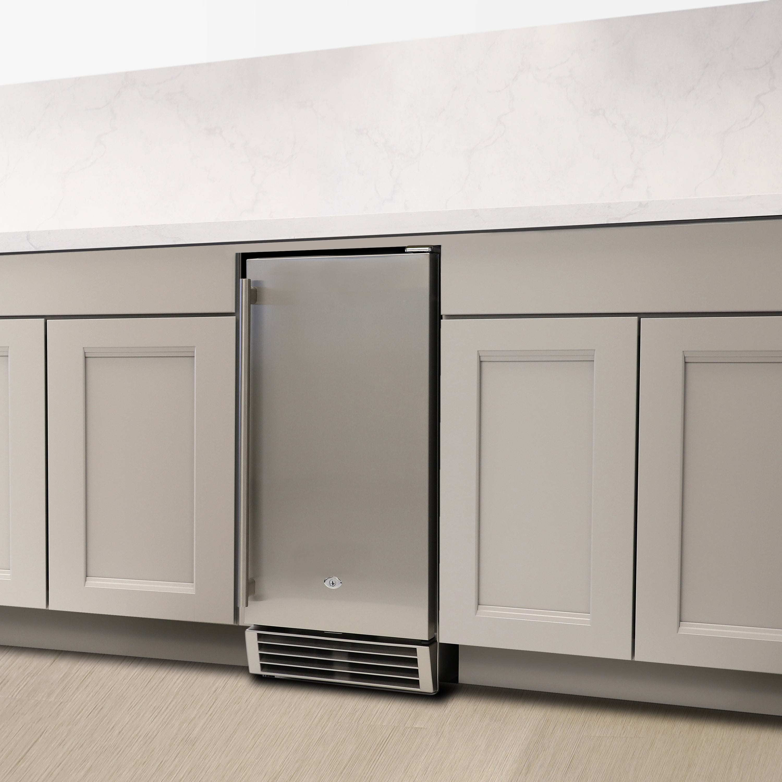 Maxx Ice Compact Outdoor Refrigerator, 15"W, 3 cu. ft. Capacity, in Stainless Steel MCR3U-O