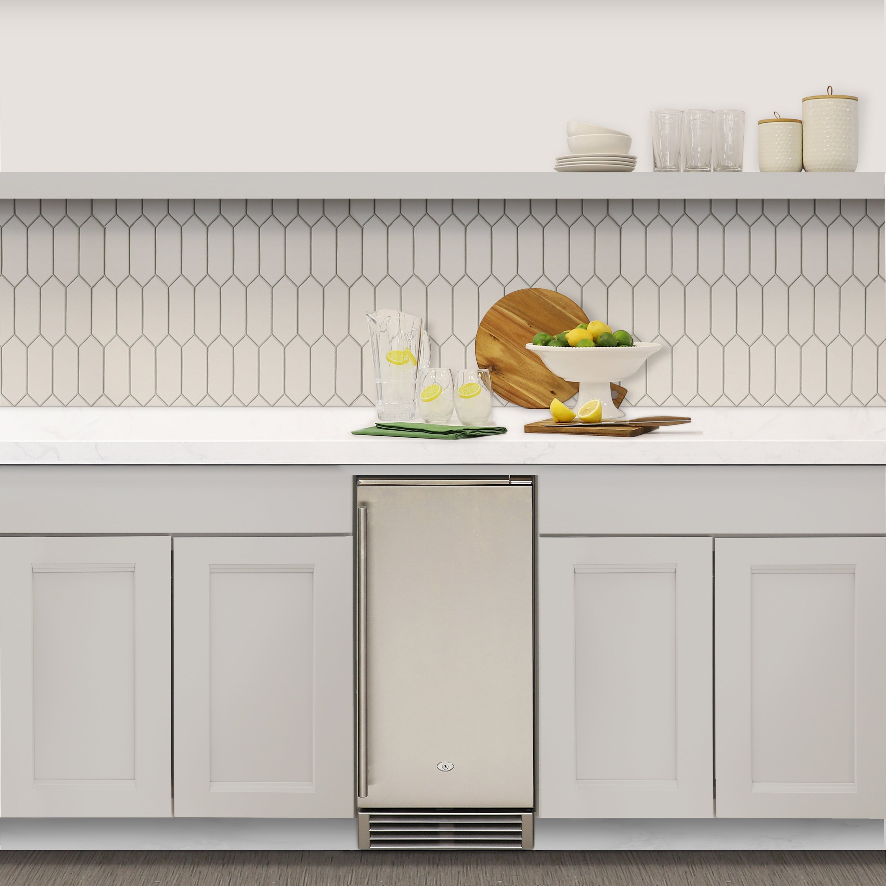 Maxx Ice Compact Outdoor Refrigerator, 15"W, 3 cu. ft. Capacity, in Stainless Steel MCR3U-O