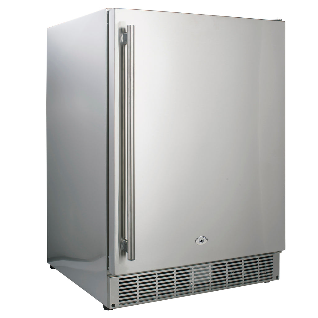Maxx Ice Compact Outdoor Refrigerator, 23.6"W, 5.2 cu. ft. Capacity, in Stainless Steel MCR5U-O