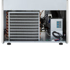 Maxx Ice Self-Contained Ice Machine, 110 lbs with 35 lb Built-in Ice Storage Bin, in Stainless Steel with Black Trim MIM100