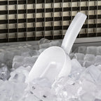 Maxx Ice Self-Contained Ice Machine, 260 lbs, Full Dice Ice Cubes, with 75 lb Built-in Ice Storage Bin, in Stainless Steel with Black Trim MIM250