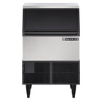 Maxx Ice Self-Contained Ice Machine, 260 lbs, Full Dice Ice Cubes, with 75 lb Built-in Ice Storage Bin, in Stainless Steel with Black Trim MIM250