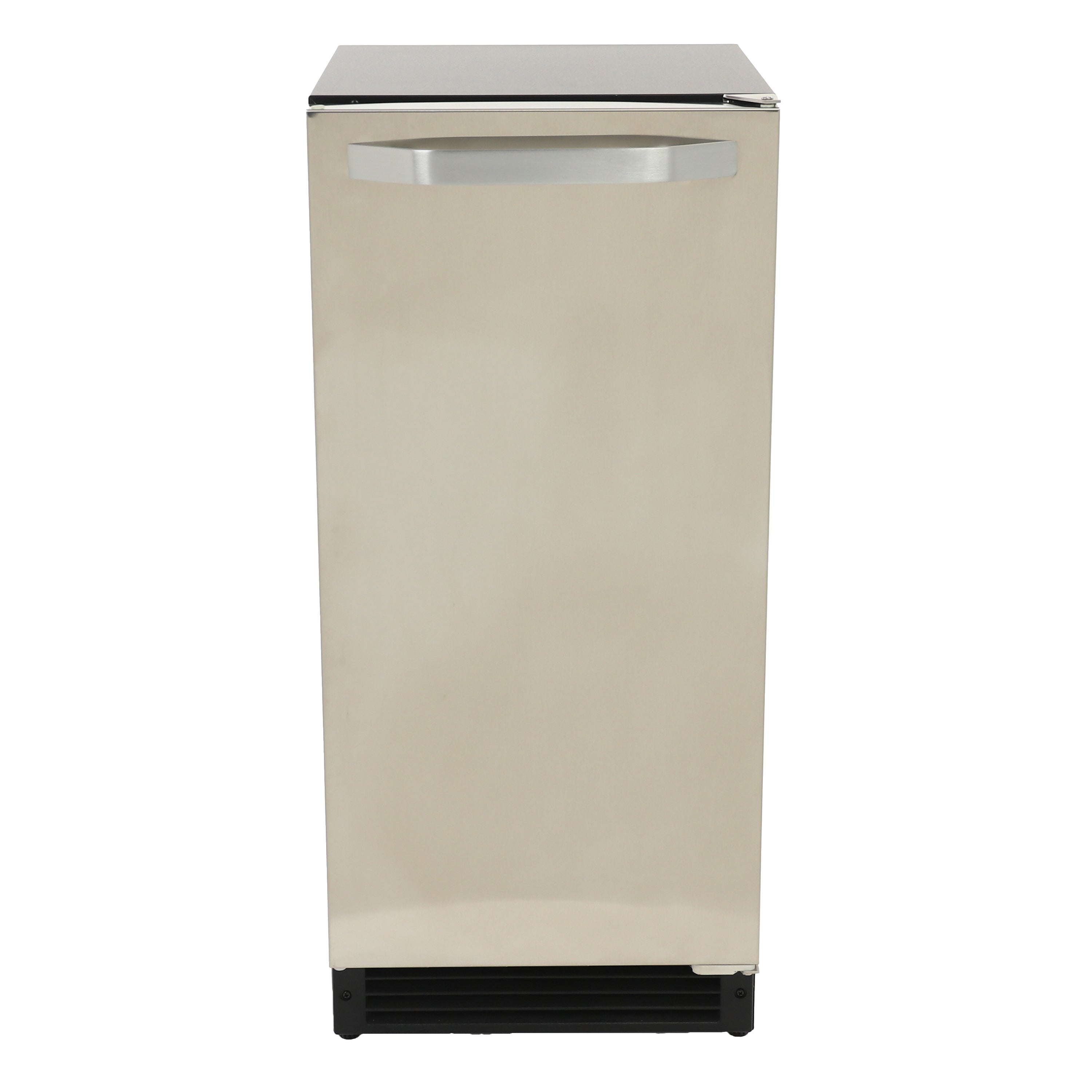 Maxx Ice Shallow Depth Indoor Built-In Undercounter Ice Maker, 15", 25 lbs, Crescent Ice Cubes, 22 lb Ice Storage Bin, in Stainless Steel MIM25C