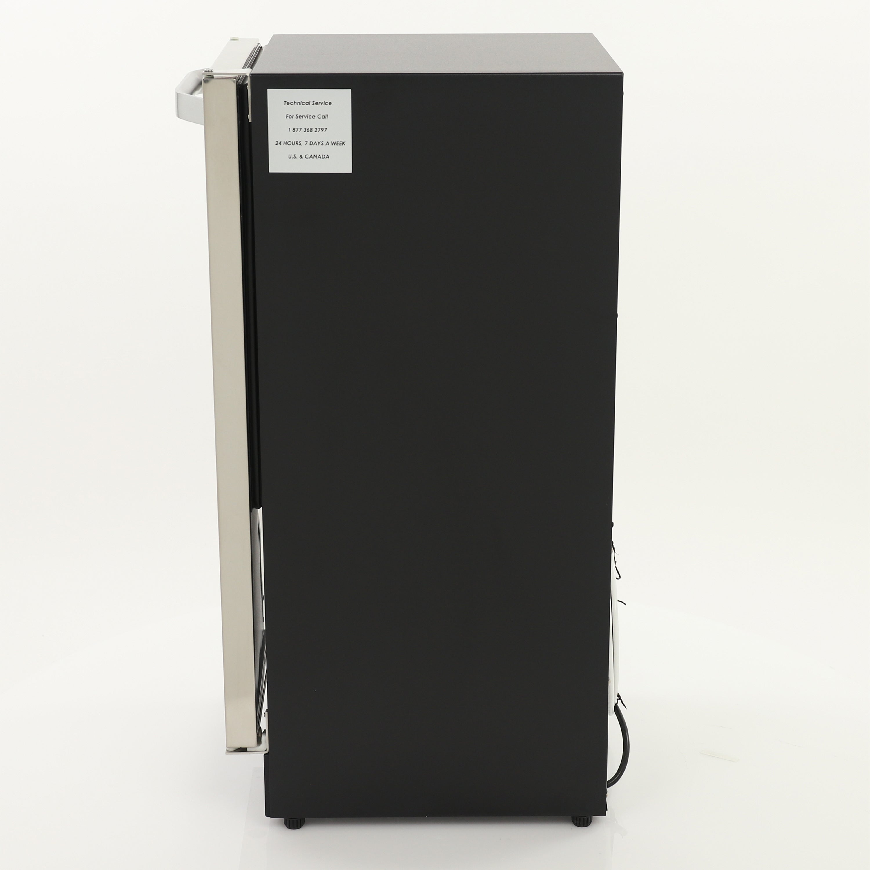 Maxx Ice Shallow Depth Indoor Built-In Undercounter Ice Maker, 15", 25 lbs, Crescent Ice Cubes, 22 lb Ice Storage Bin, in Stainless Steel MIM25C