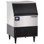 Maxx Ice Intelligent Series Self-Contained Ice Machine, 260 lbs, Full Dice Ice Cubes, with 75 lb Built-in Ice Storage Bin, in Stainless Steel with Black Trim MIM260N