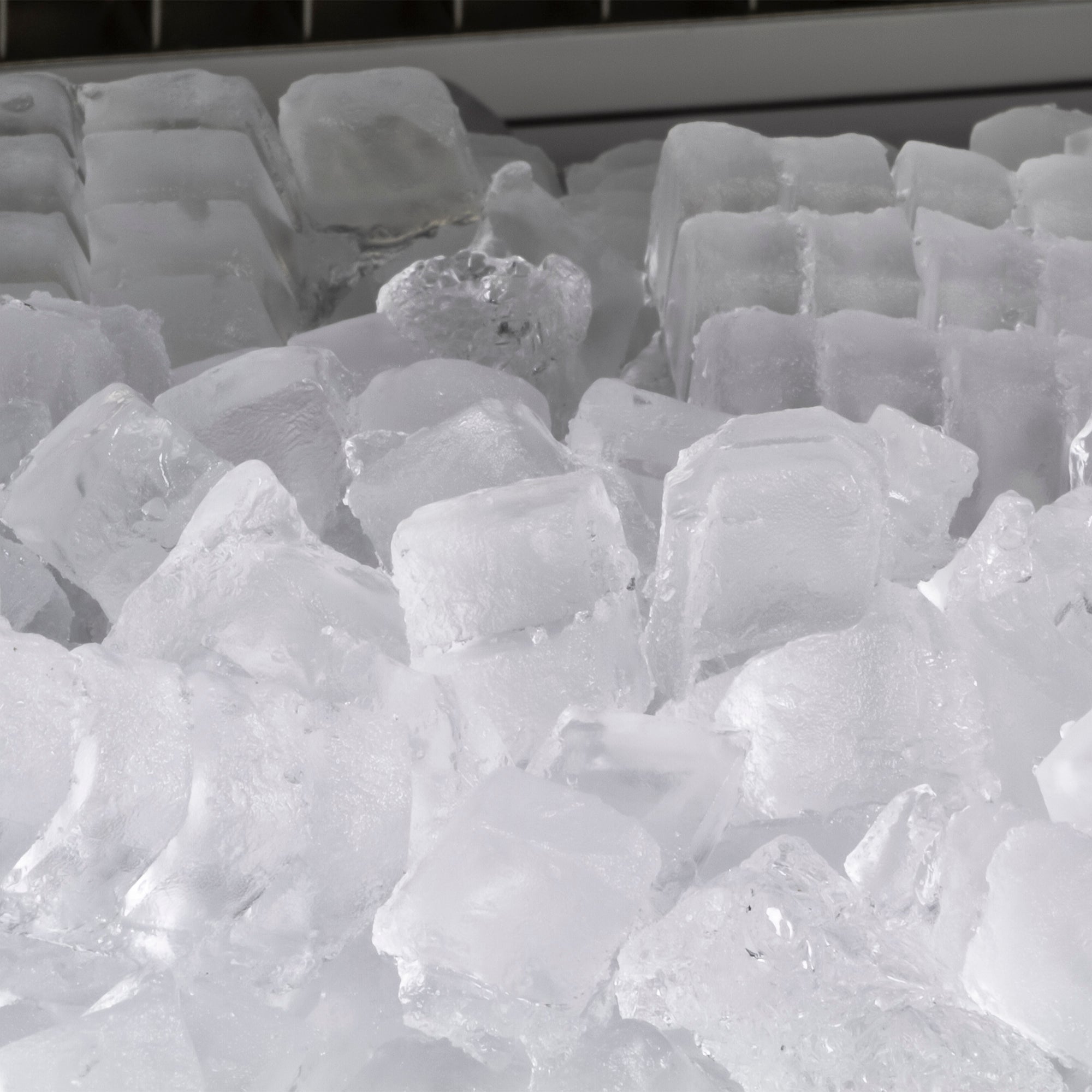 Maxx Ice Intelligent Series Self-Contained Ice Machine, 260 lbs, Full Dice Ice Cubes, with 75 lb Built-in Ice Storage Bin, in Stainless Steel with Black Trim MIM260N