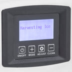 Maxx Ice Intelligent Series Self-Contained Ice Machine, 260 lbs, Full Dice Ice Cubes, with 75 lb Built-in Ice Storage Bin, in Stainless Steel with Black Trim MIM260N