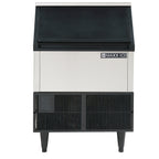 Maxx Ice Self-Contained Ice Machine, 265 lbs, Half Dice Ice Cubes, with 75 lb Built-in Ice Storage Bin, in Stainless Steel with Black Trim MIM265H