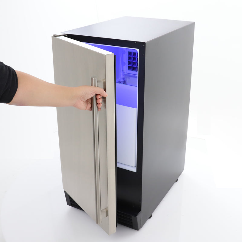 Maxx Ice Built-In Indoor Clear Ice Machine, ADA Compliant, 15