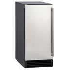 Maxx Ice Premium Indoor Self-Contained Ice Machine, 15"W, 65 lbs, Full Dice Ice Cubes, Energy Star Listed, in Stainless Steel MIM50P