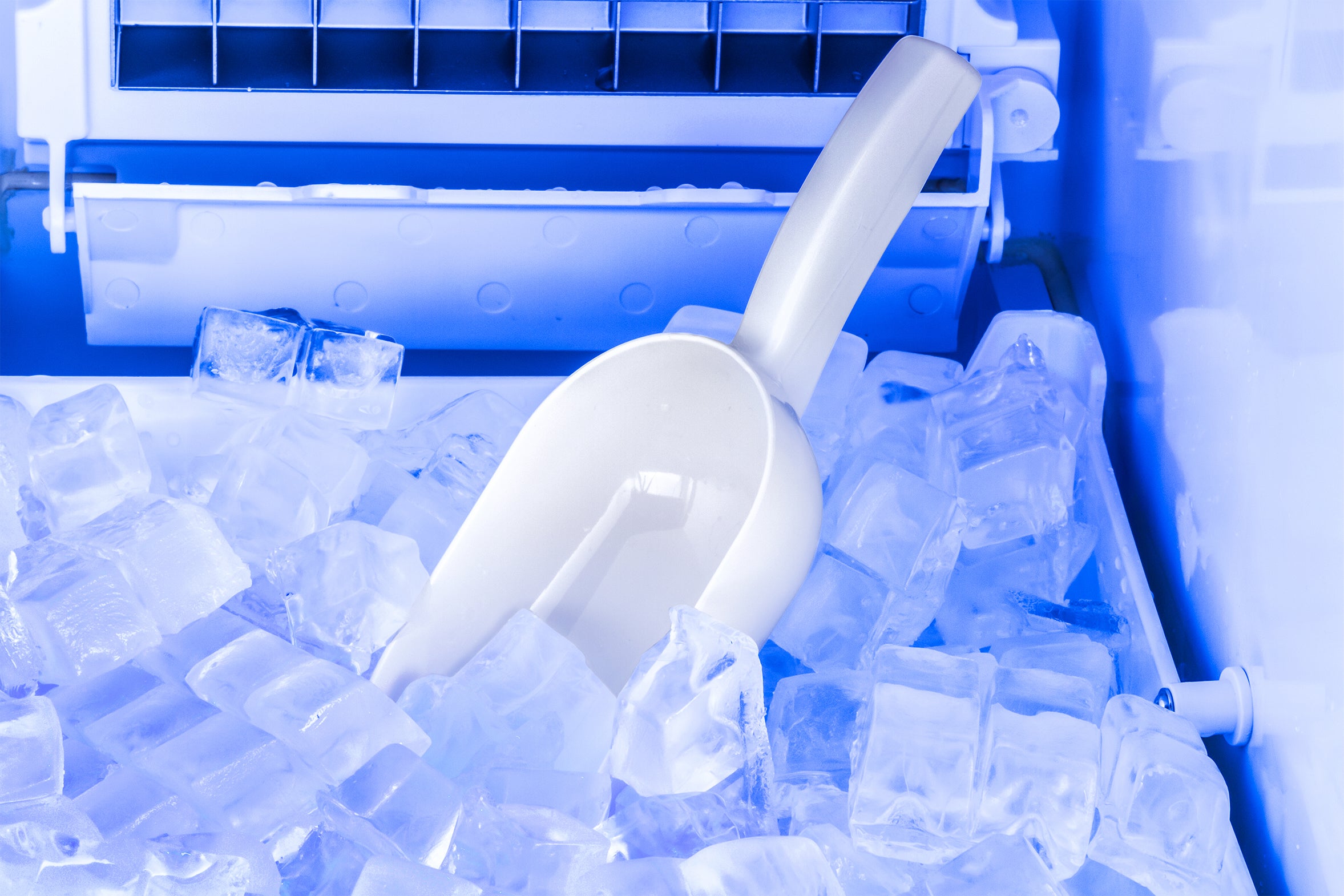 Maxx Ice Premium Indoor Self-Contained Ice Machine, 15"W, 65 lbs, Full Dice Ice Cubes, Energy Star Listed, in Stainless Steel MIM50P