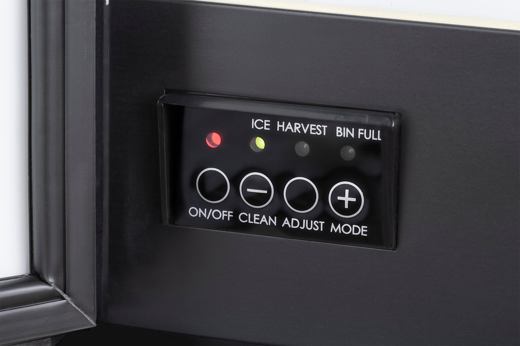 Maxx Ice Premium Indoor Self-Contained Ice Machine, 15"W, 65 lbs, Full Dice Ice Cubes, Energy Star Listed, in Stainless Steel MIM50P