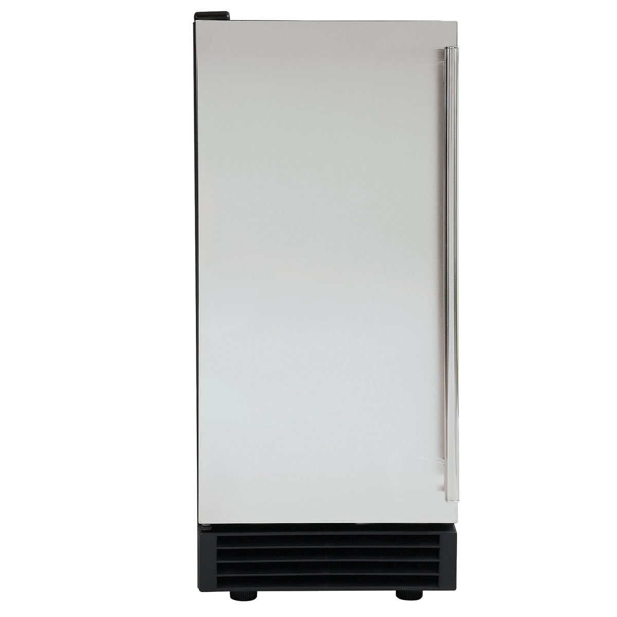 Maxx Ice Self-Contained Indoor Ice Machine, 15"W, 60 lbs, Full Dice Ice Cubes, Energy Star Listed, in Black with Stainless Steel Door MIM50