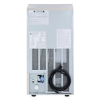 Maxx Ice Self-Contained Ice Machine, 75 lbs, Bullet Ice Cubes, with 25 lb Built-in Ice Storage Bin, in Stainless Steel with Black Trim in Stainless Steel MIM75